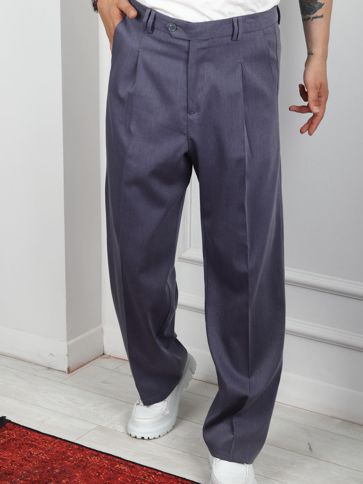 KORE STYLE BAGGY PANTOLON GRİ
